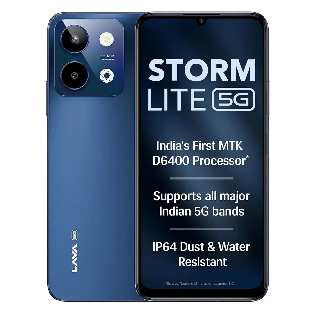 Lava Storm Lite Official Design & Best Price in India