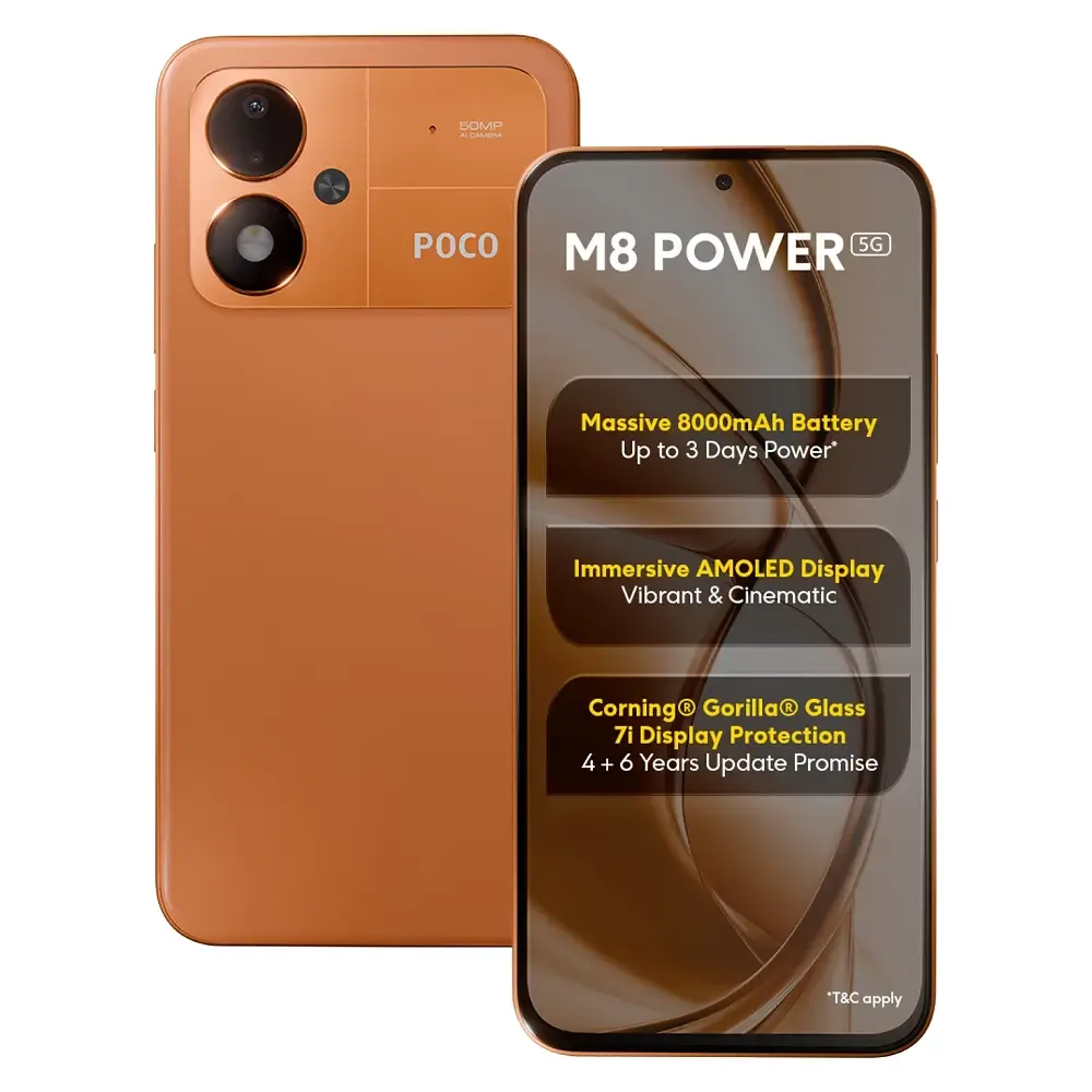 Xiaomi Poco M8 Power Official Design & Best Price in Bangladesh
