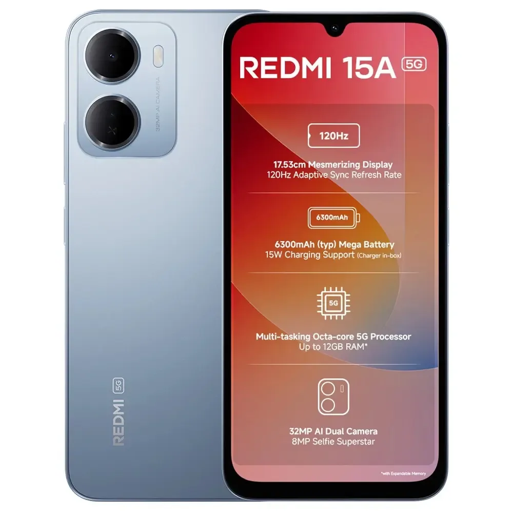 Xiaomi Redmi 15a Official Design & Best Price in Bangladesh